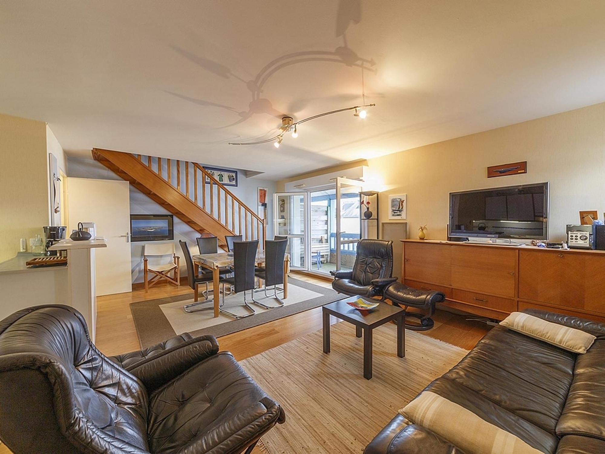 Appartement Duplex Familial Vue Mer, Proche Plage Et Commerces - Fr-1-639-125 Arzon Bagian luar foto
